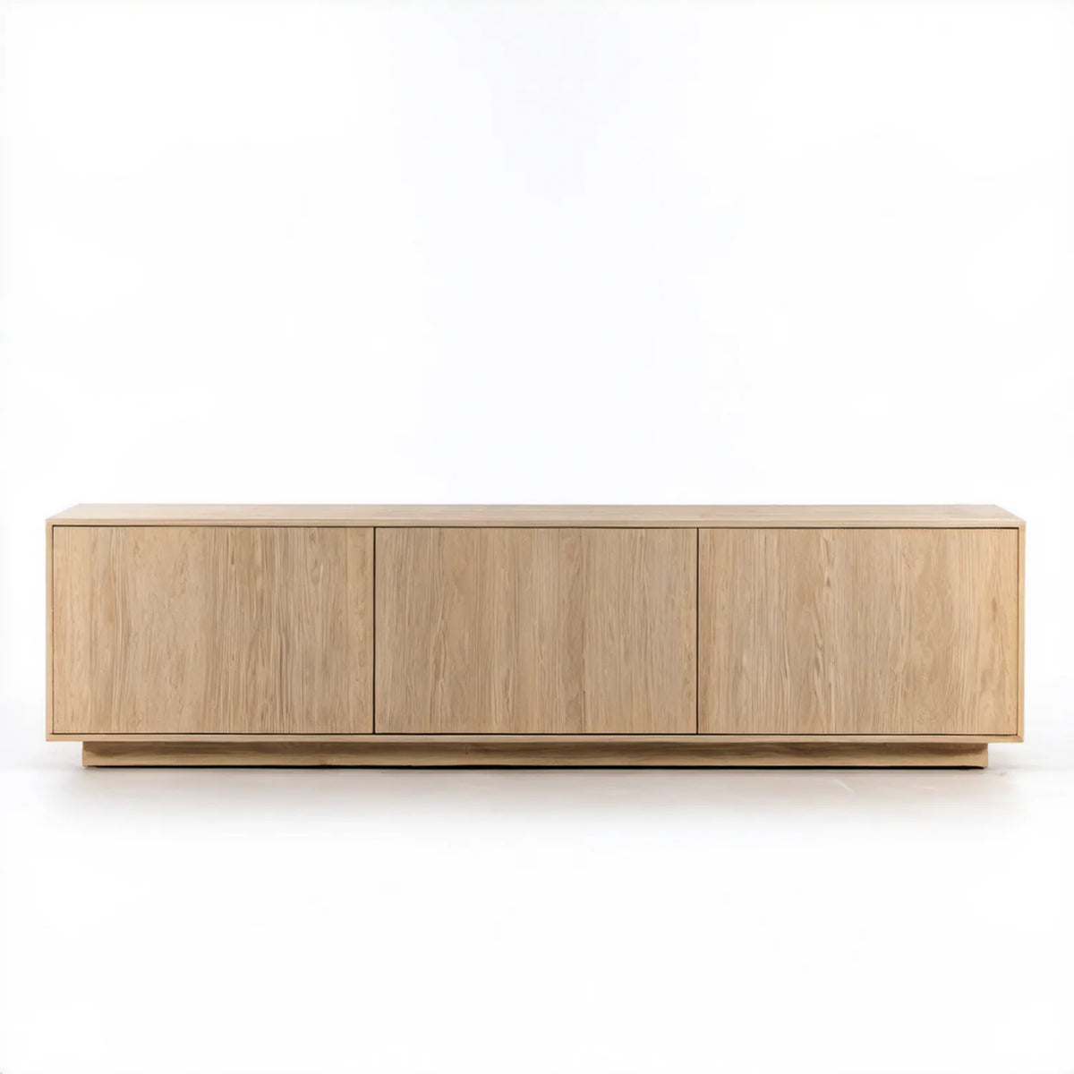 Szafka RTV z 4 drzwiami, naturalny dąb, 200 x 40 x 60 cm